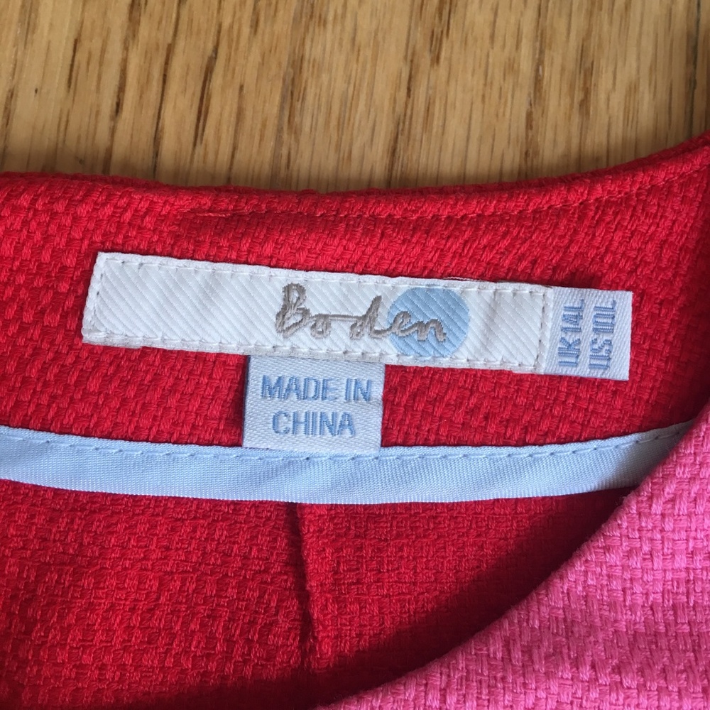 Boden Shift Dress Pippa Colorblock with Pockets! - Picture 5 of 7